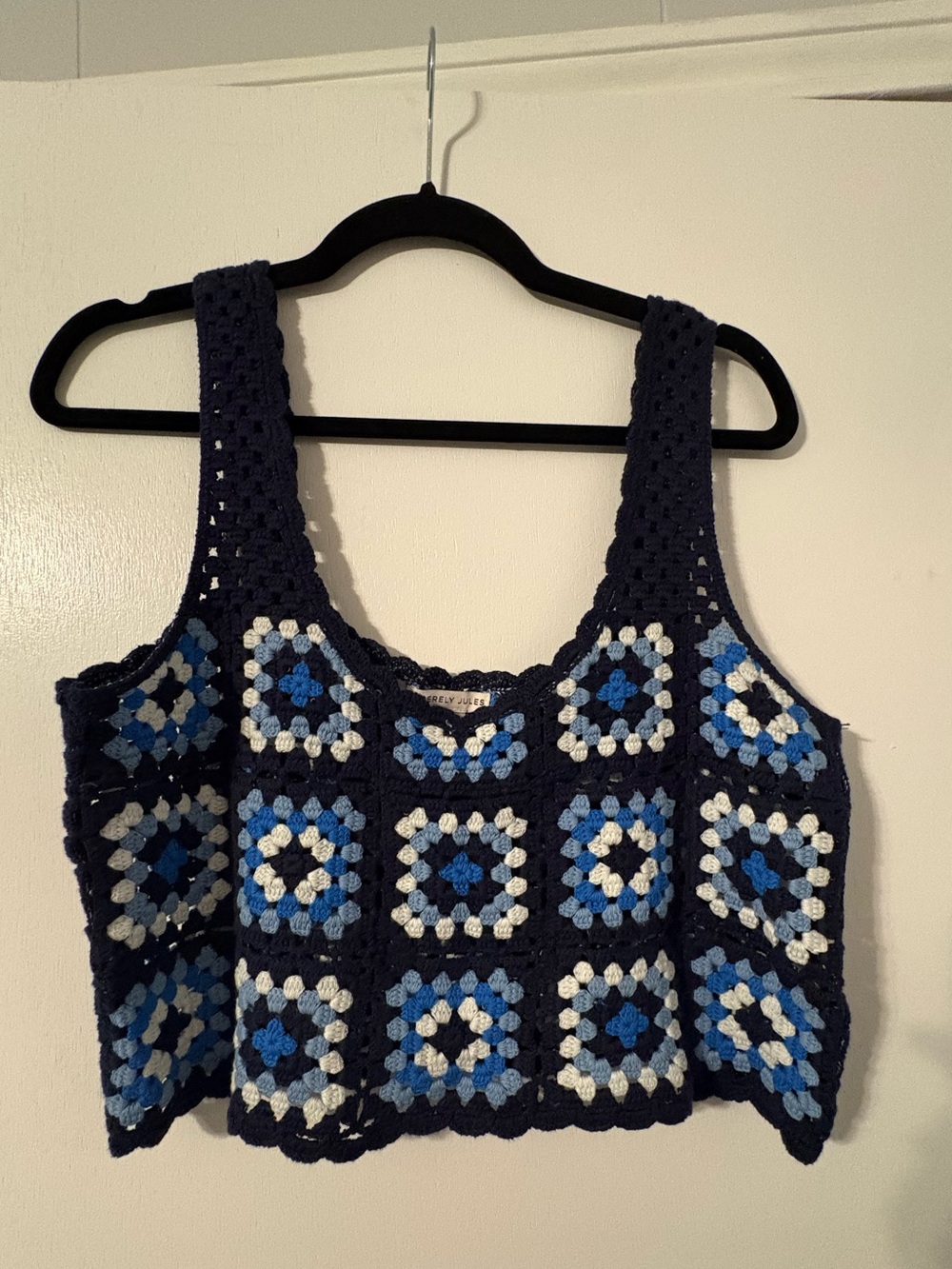 Sincerely Jules Crochet Crop Top, large